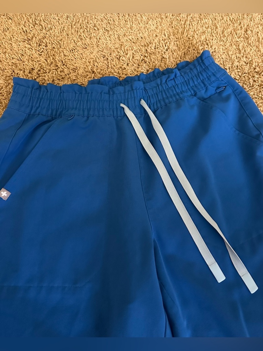 Figs High Waisted Royal Blue Regina Pants Medium - Picture 4 of 11